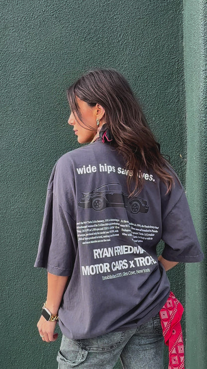 Wide Hips Save Lives x Ryan Friedman Motor Cars Tee